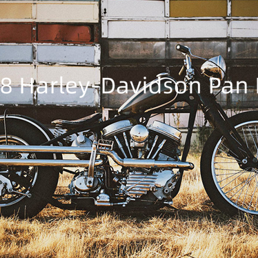 1948 Harley-Davidson Pan Head V-Twin Engine Model