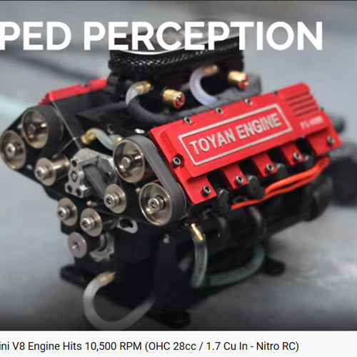 Warped Perception Review: TOYAN Mini V8 Engine Hits 10,500 RPM