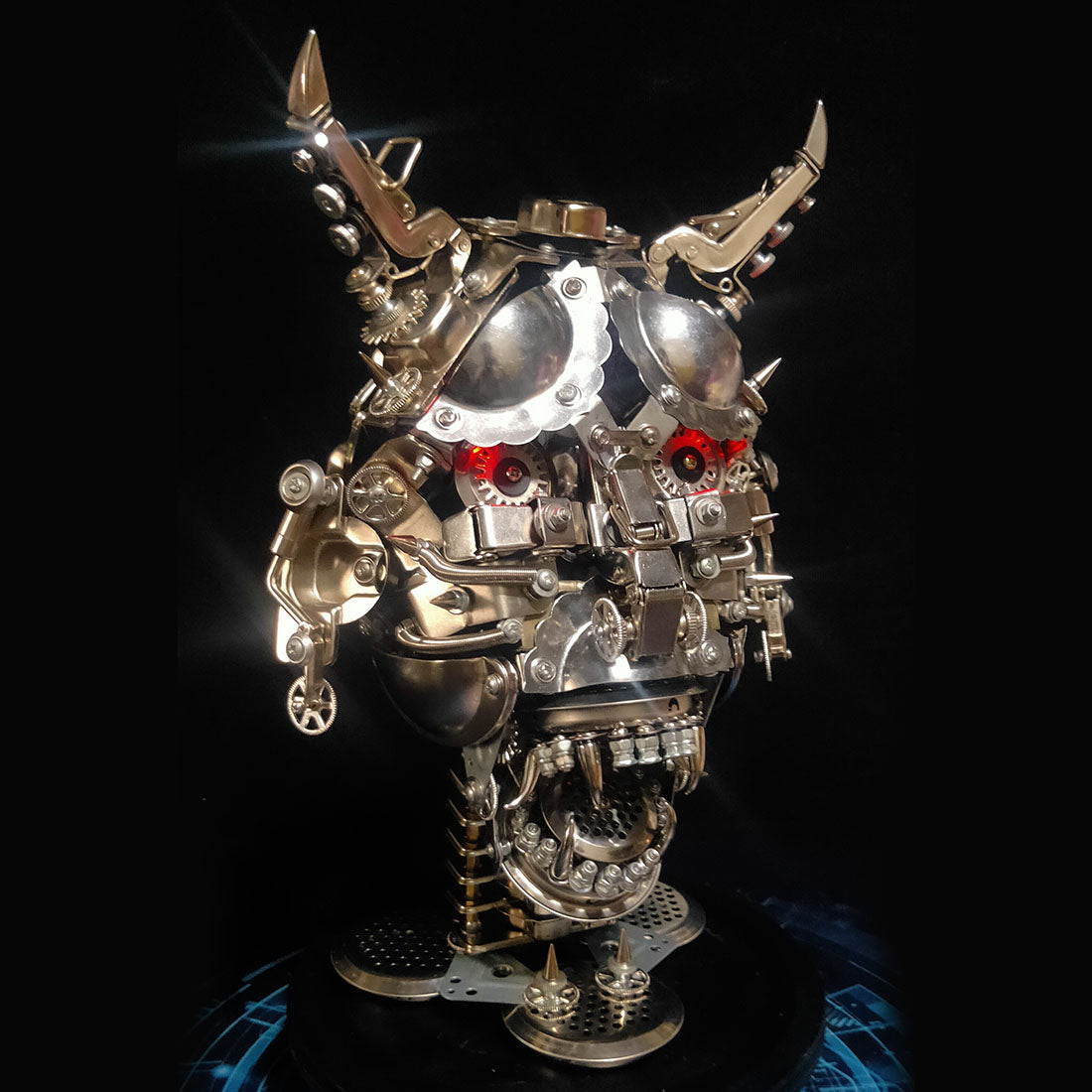 Hannya 3D DIY Mechanical Punk Japanese Ghast Mask Metal Assembly Model