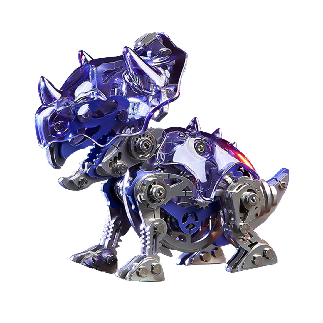 3D Metal DIY Mechanical Cute Dinosaur Model Kits Gift for Kids