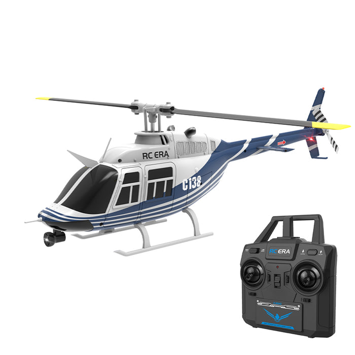 RC ERA C138 1/33 Scale BELL 206 Helicopter 2.4G 6CH Single-Rotor Gyroscopic Flying Aircraft Model