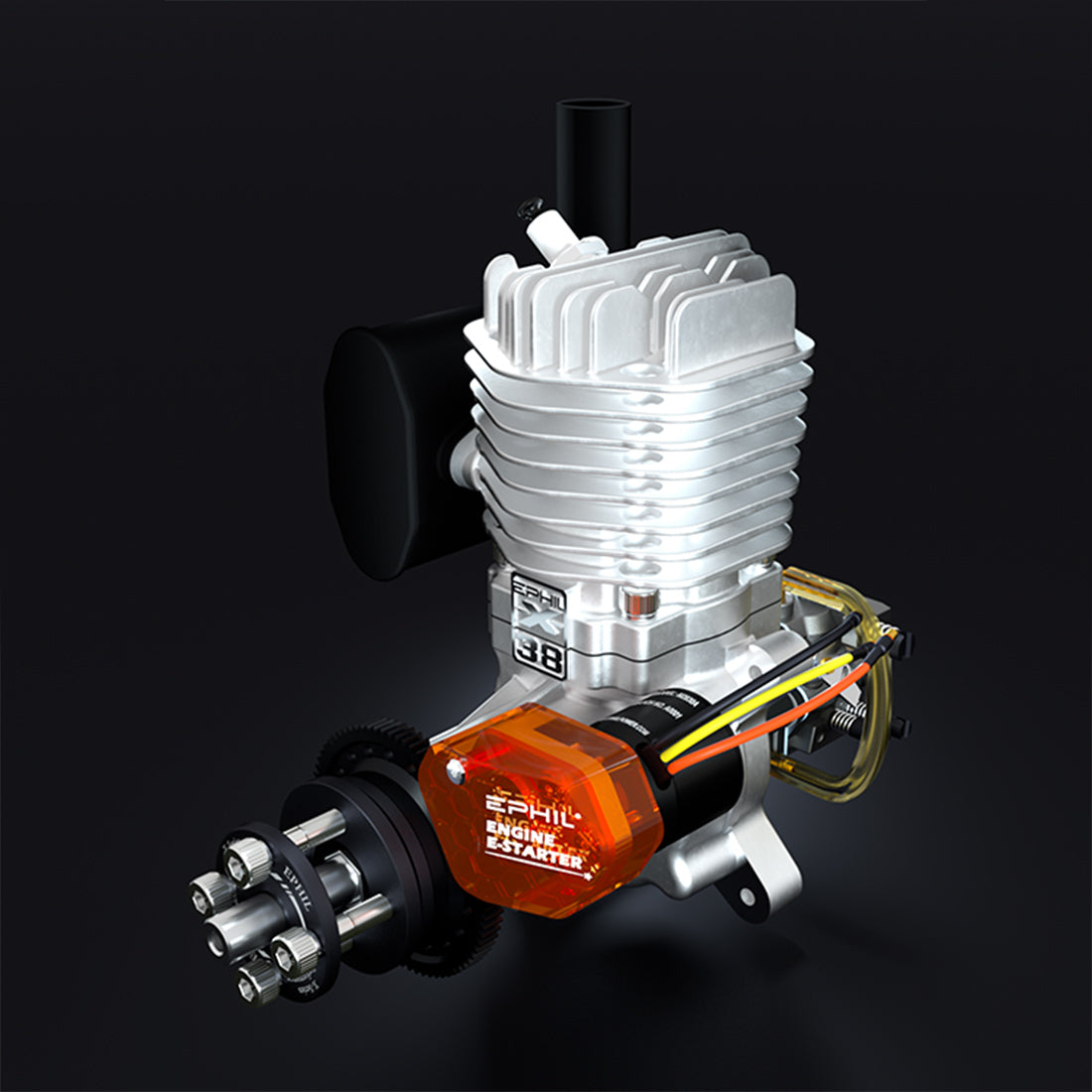 EPHIL X-38cc-S pro electric startar spark plug two-stroke single cylinder aircraft models