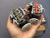 1/10 Scale Resin Inline Four-Cylinder Functional Vintage Diesel Engine Model for RC Crawlers