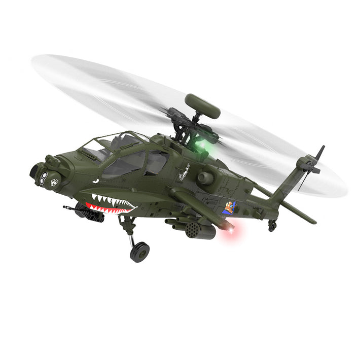 YU XIANG F11 AH64 1/32 Scale 2.4G 6CH BNF Version Helicopter Model 