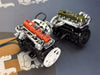 1/10 Scale Resin Inline Four-Cylinder Functional Vintage Diesel Engine Model for RC Crawlers