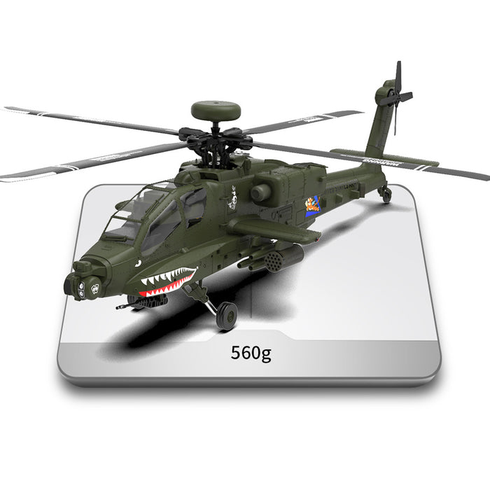 YU XIANG F11 AH64 1/32 Scale 2.4G 6CH BNF Version Helicopter Model 