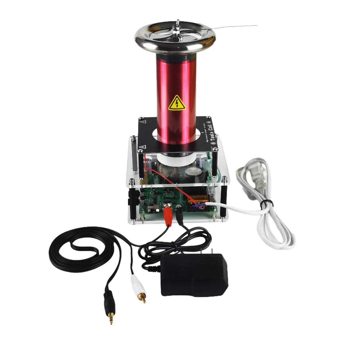 Mini Solid-State Integrated Tesla Coil with Arc Music Playback Experimental Science Creative Gift