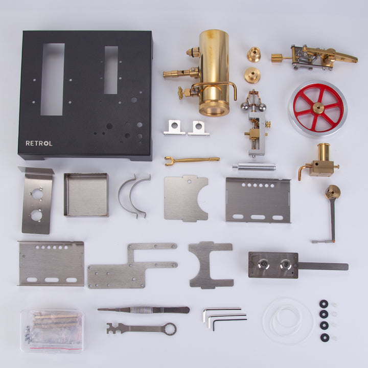 RETROL SE-01 Full Metal Stationary Beam Steam Engine Model 