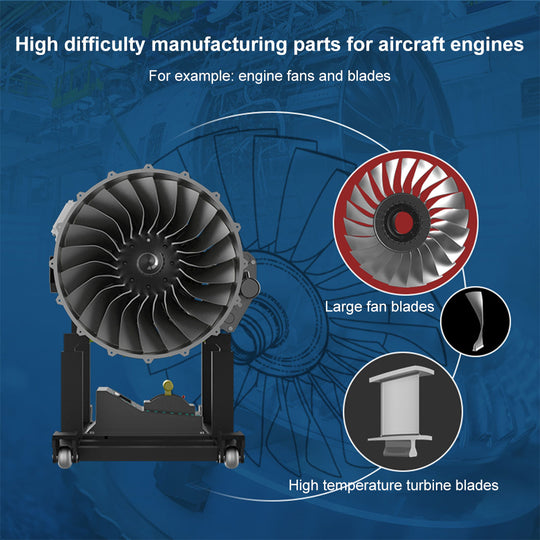 teching metal turbofan engine model kit that works build your own jet engine building set 