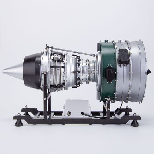 teching metal turbofan engine model kit that works build your own jet engine building set kota scale model DM119