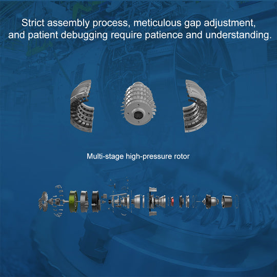 teching metal turbofan engine model kit that works build your own jet engine building set 