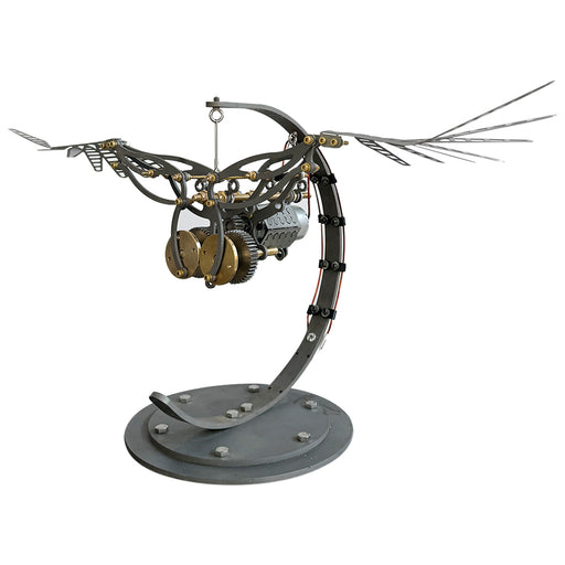 3D Metal Mechanical Flying Bird Model