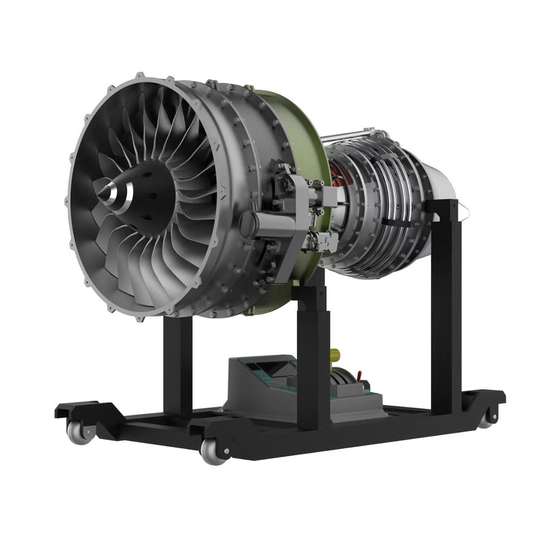 TECHING 1/10 Full Metal Working Turbofan Engine Model - Build Your Own ...