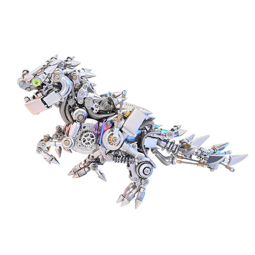 3D DIY Mechanical Dinosaur with Wings Punk Metal Assembly Dinosaur Model Creative Trendy Desk Ornament