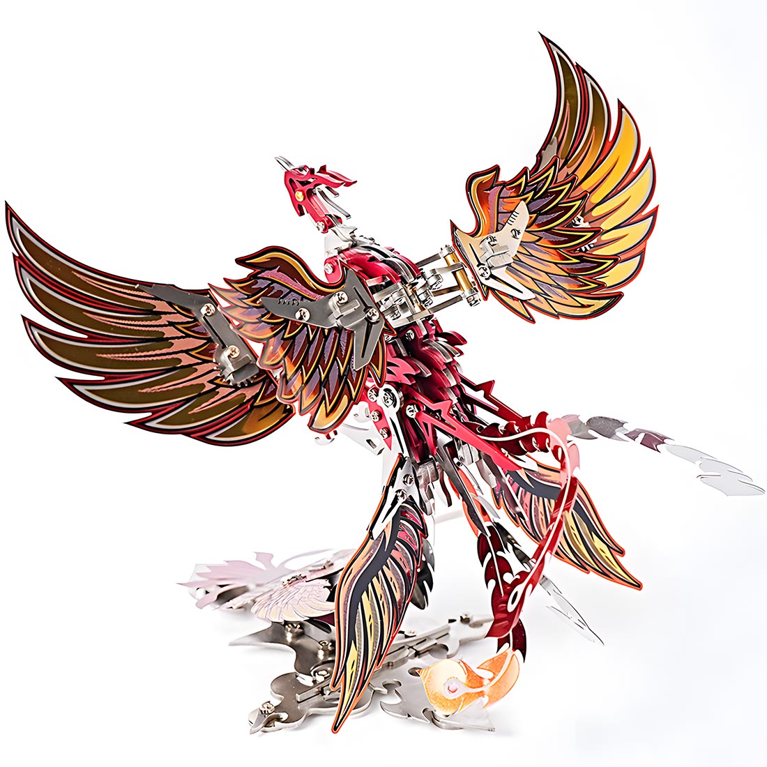 3D Metal Mechanical Phoenix Assembly Model Kit with Mechanical Transmission