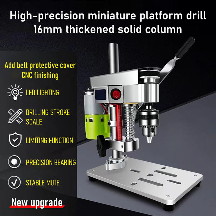 mini desktop variable speed drill press precision drilling machine 