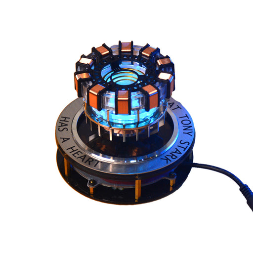 1:1 Scale MK1 Arc Reactor Floating Rotating LED Tech Desk Ornament