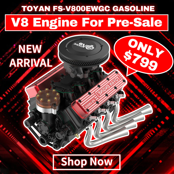 Starter Kit for TOYAN FS-V800WGPC Gasoline V8 Engine Model