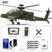 YU XIANG F11 AH64 1/32 Scale 2.4G 6CH BNF Version Helicopter Model 