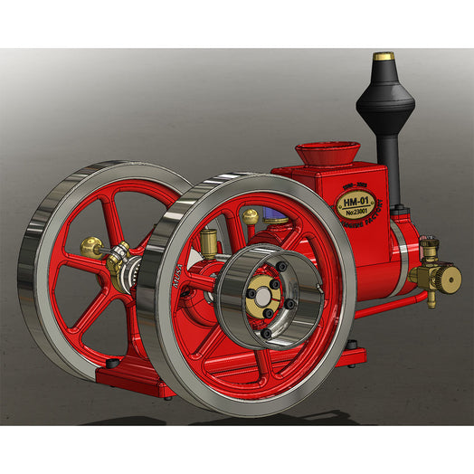 EngineDIY RETROL ENGINE HM-01 7cc Engine 4-stroke Horizontal Hit and Miss Internal Combustion Engine Model