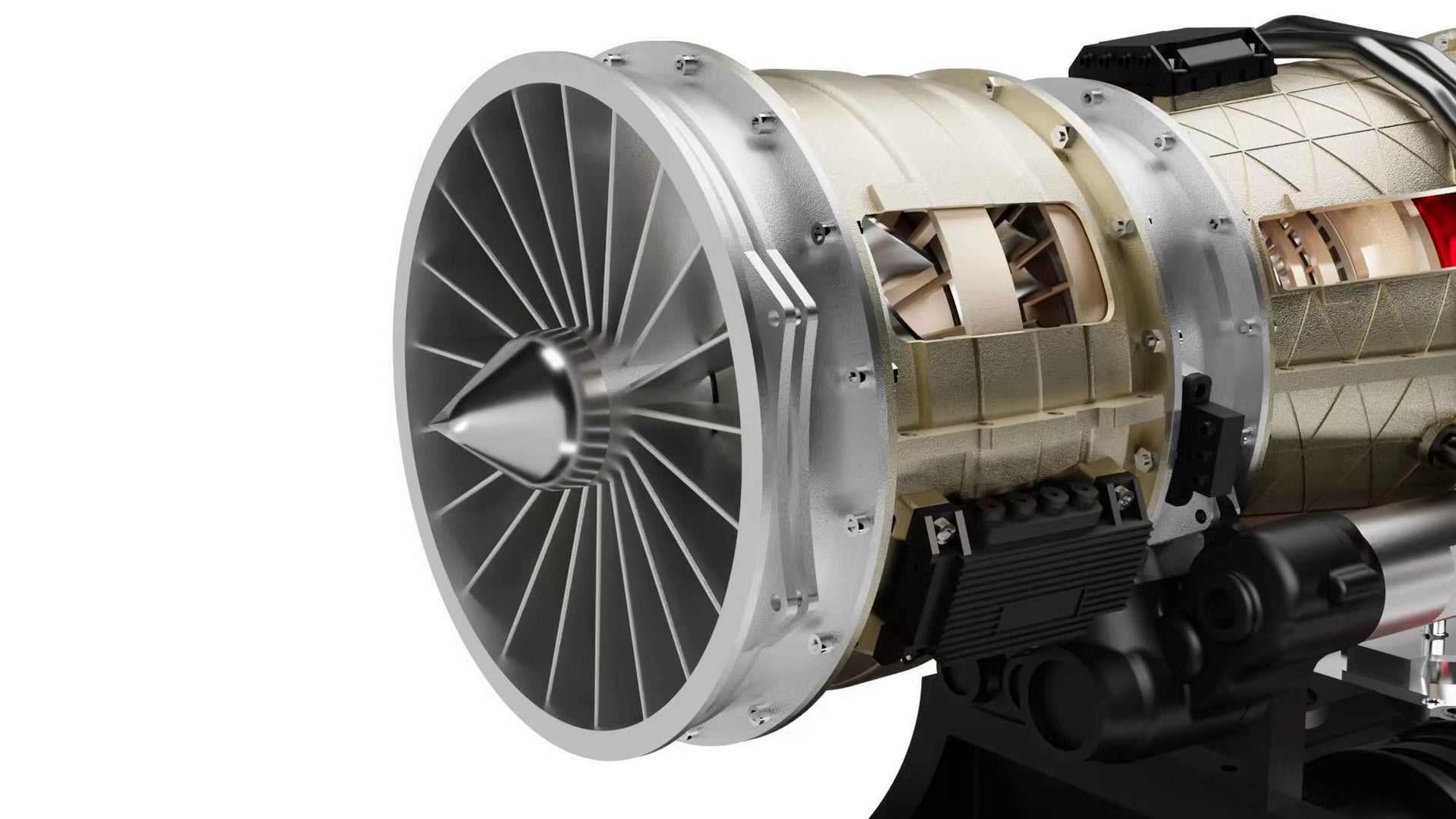 TECHING Working Turbofan Engine Model Kit | Build Your Own Turbofan ...