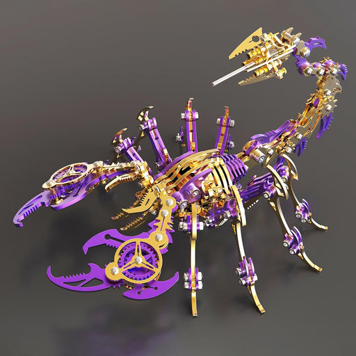 3d metal mechanical scorpion model kit 