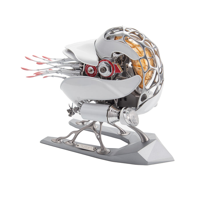 mechanical nautilus 3d metal model building kits with led light