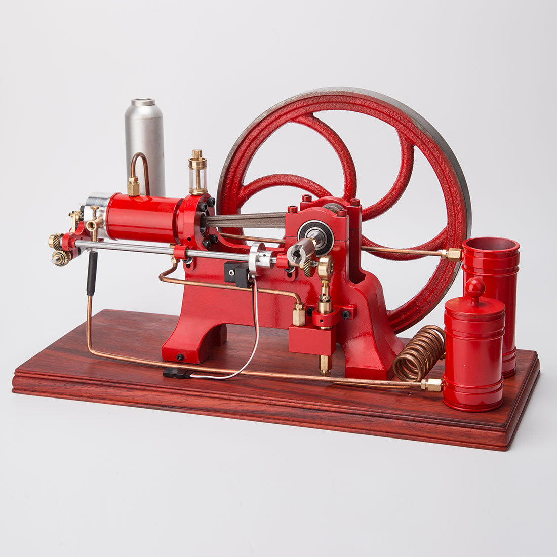 RETROL Horizontal Mill Engine Stationary Steam Engine Hot-bulb Engine Look 4-Stroke Water-cooling Gasoline Engine IC Engine Model