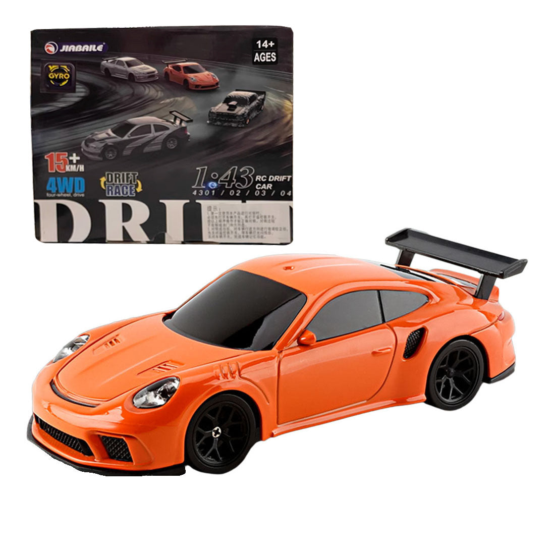 1/43 scale 2.4G 4wd full-proportion rc electric mini racing drift car model