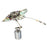 Mechanical Manta Ray 3D Steampunk Metal Kits with Bright Eyes and Translucent Wings