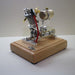 H09 Mini Hoglet Single-Cylinder Four-Stroke Gasoline Engine Model for Motorcycles with Pedal Start