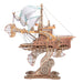 300+PCS DIY Fantasy Airship 3D Steampunk Model Wooden Puzzle Toy