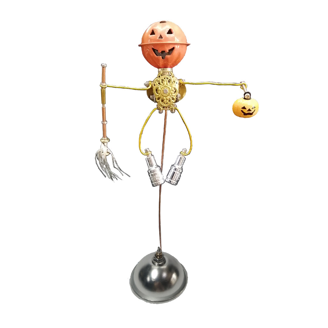 3D Pumpkin Scarecrow Mechanical Steampunk Metal Assembly Animal Model ...