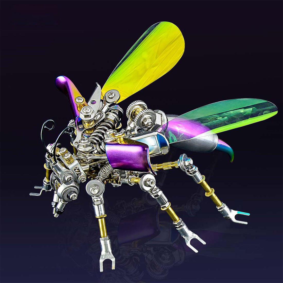 Mechanical Wasp 3D Metal DIY Assembly Model Kit Toy 180PCS