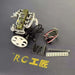 1/10 Scale Resin Inline Four-Cylinder Functional Vintage Diesel Engine Model for RC Crawlers