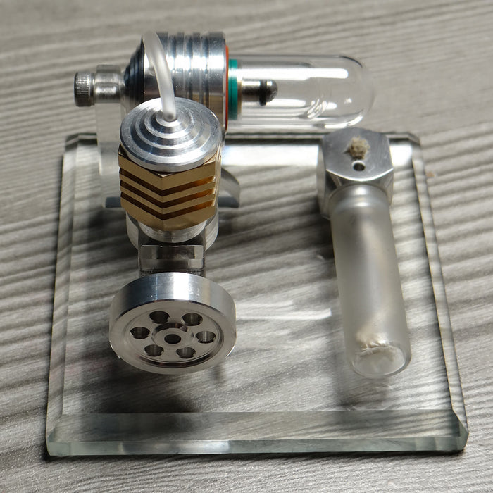 hot air single cylinder stirling engine model-enginediy