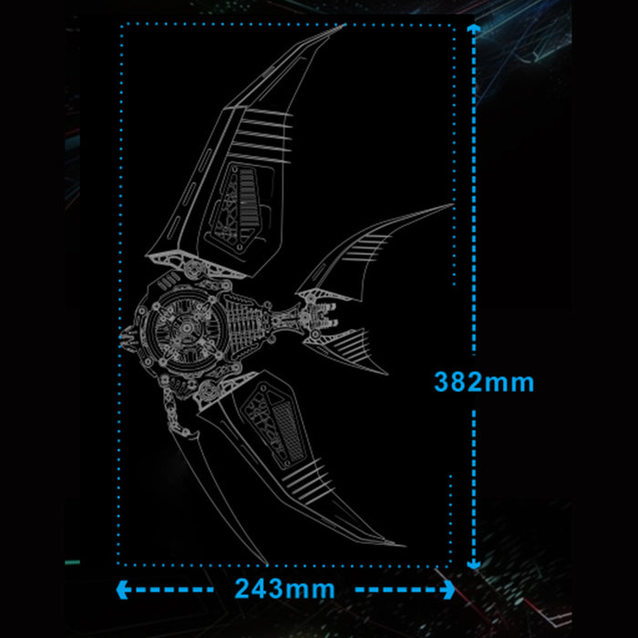 Mechanical 3D DIY Vibrant Angelfish Steampunk Assembly Model Kit with Creative Fins