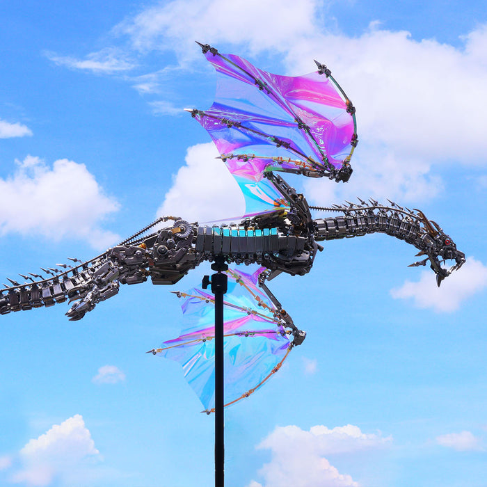 3D Metal Bloodthirsty Aurora Dragon Assembly Model Kit 