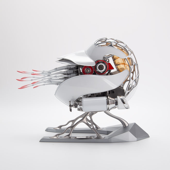 mechanical nautilus 3d metal model building kits with led light