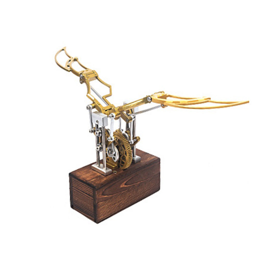 Mechanical Flapping Wings Dynamic 3D DIY Mechanical Metal Ornithopter Model Kit