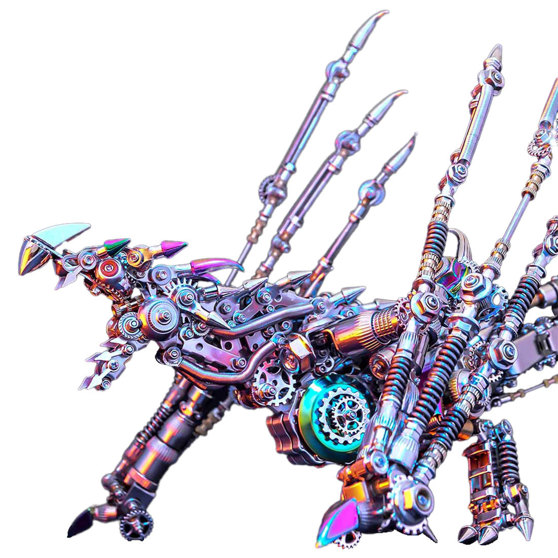 3D Metal Intelligential Dragon Model DIY Assembly Model-1390+PCS