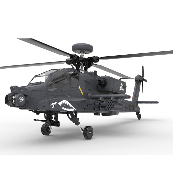 YU XIANG Apache GPS Helicopter F11-S AH64 1/32 Scale 2.4G 6CH RC Dual-Axis Co-Drive Flybarless 6G/3D Stunt