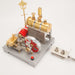 retrol se-02 metal steam engine model and boiler model kit with generator and street lamp