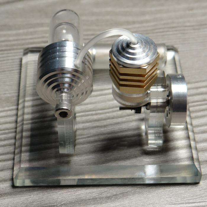 hot air single cylinder stirling engine model-enginediy