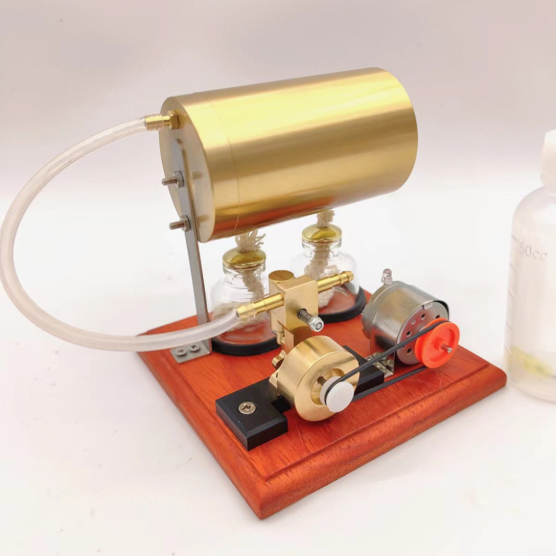 Mini Swing Type Steam Engine Generator Steam Power Machine Educational and Hobby Gift