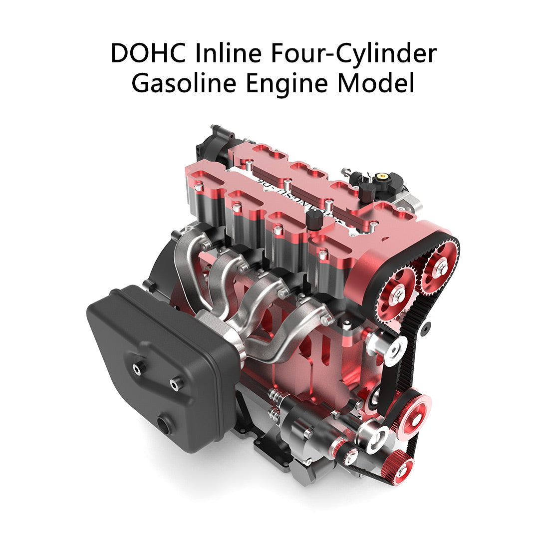 enginediy l4 engine enjomor gs l4 dohc inline 4 cylinder 4 stroke water-cooled rc gasoline engine model that works ic engine