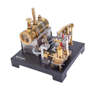 RETROL Full Metal Beam Engine Steam Engine Model Kit with Horizontal B ...