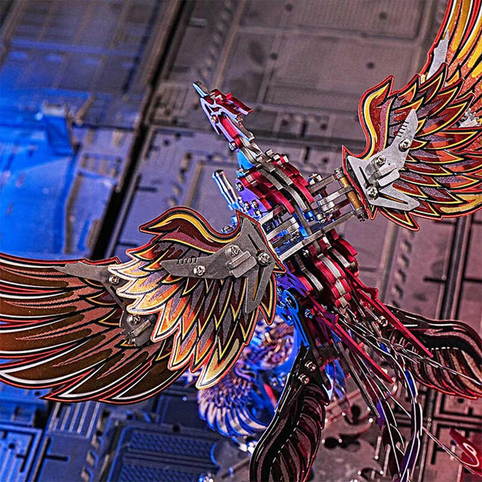 3D Metal Mechanical Phoenix Assembly Model Kit with Mechanical Transmission