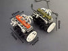 1/10 Scale Resin Inline Four-Cylinder Functional Vintage Diesel Engine Model for RC Crawlers