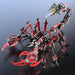 metal scorpion model 3d diy mechanical games animal assembling